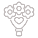 Icône de bouquet de fleurs